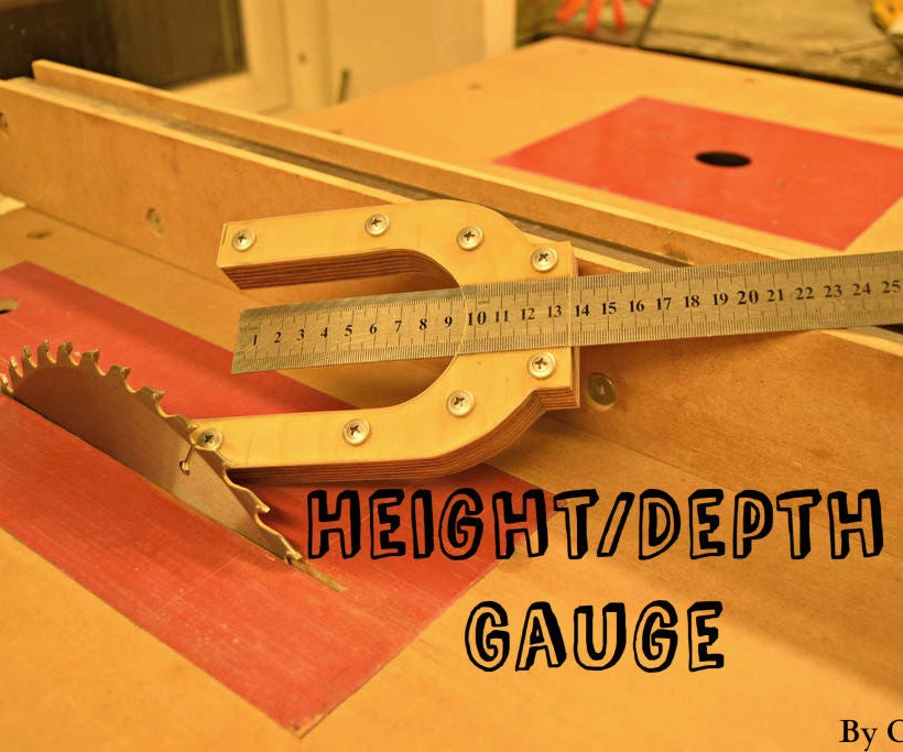 VILLCASE Woodworking Depth Gauge Aluminum Alloy Height Limit Gauge Woodworking Router Depth Gauge VILLCASE Woodworking Depth Gauge Aluminum Alloy Height Limit Gauge Woodworking Router Depth Gauge